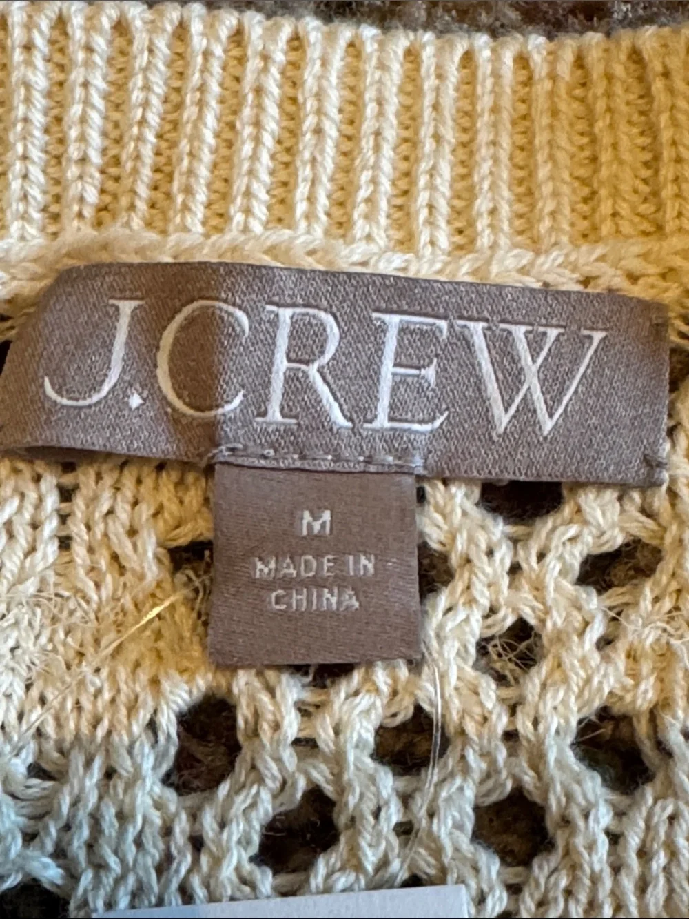 J. Crew size cream